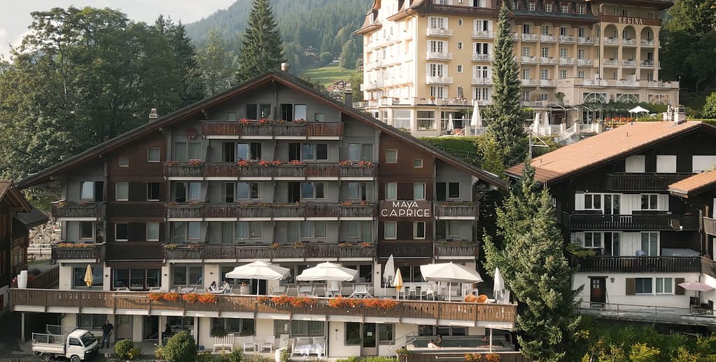 Swiss alpine hotel Maya Caprice in Wengen – cinematic hospitality production by OnLoop Studio